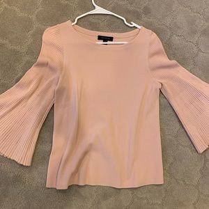 Ann Taylor blouse. Pink size small. 3/4 flowy sleeves